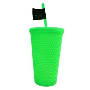 Starbucks Glow in Dark Lemongrass Studded Tumbler 16 oz Cup Straw 2022 New Gift